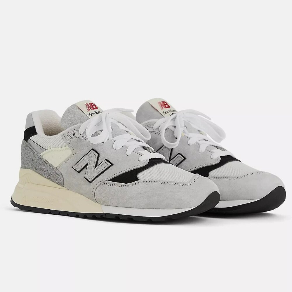 New Balance 998 Shoes in Grey and Black